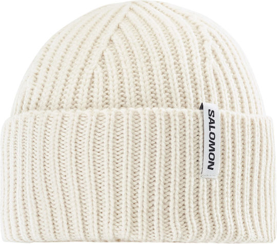 Beanie Women's Knitted Beanie in White Colour