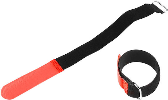 Adam Hall Kabelbinder Kunststoff 25mm in Roter Farbe (1 Stück) (PRD-000027952)