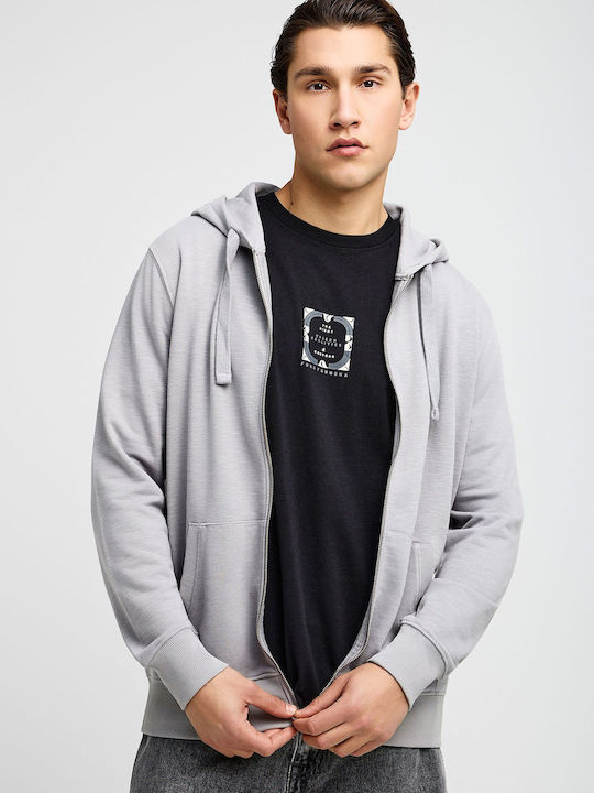 Cardigan With Hood Gray