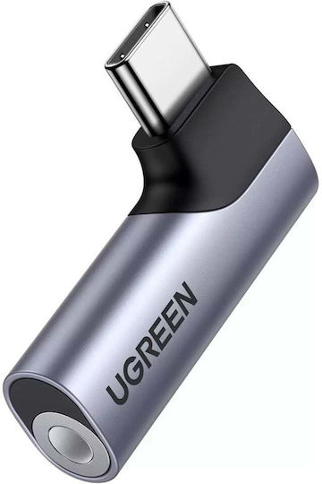 Ugreen Cm460 Konverter USB-C männlich auf 3.5mm weiblich Grau 1 Stück