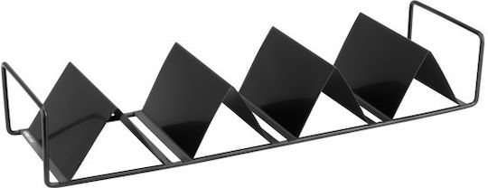 Suport Sandwich Taco 35x10x6.6cm Oțel Inoxidabil Negru