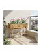 vidaXL Planter Box Bambus Verde 100x38x74 cm