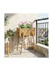 vidaXL Green Bamboo Planter Box 50x38x74cm