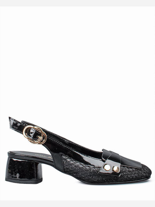 Wall Street Black Heels