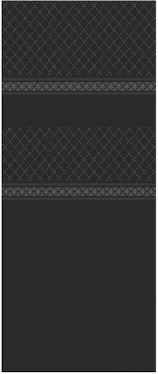 Luxury Napkins Slim Envelope Black 2-Ply 120pcs Finezza 4s-at-01 00015825