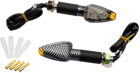 Puig Carbon Look Universale Turn Lights Motorrad-Scheinwerfer & Lichter