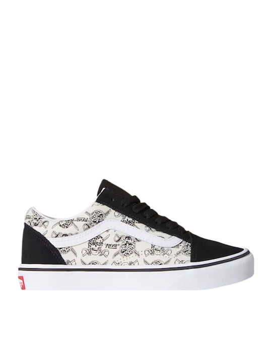 Vans Old Skool Παιδικά Sneakers Μαύρα