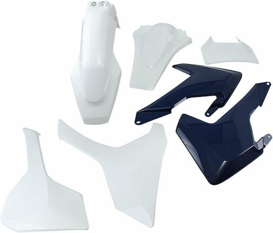 Ufo Kit Plastic Hukit621f-999 Mx Husqvarna Tx 125 17-18 Blue-White