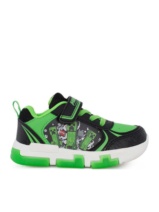 Kinder Sneaker mit Lichtern Schwarz