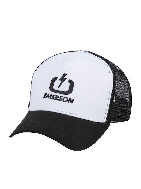 Emerson 231.eu01.07p Trucker Cap White Black Jo...