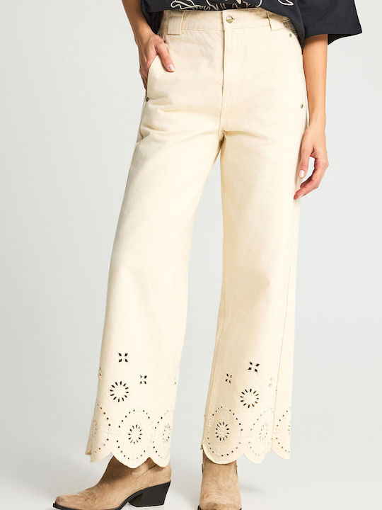 Funky Buddha Damen Jeans Hosen Mit Rissen