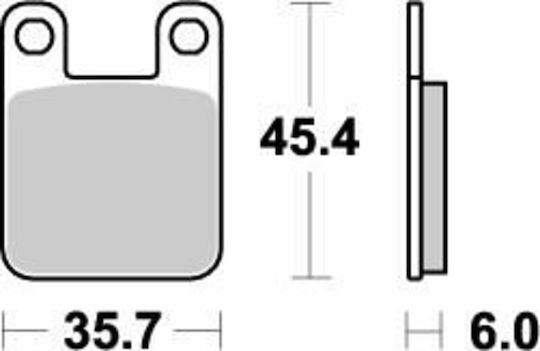 Moto-master Metallic Motorcycle Brake Pads 90521 Beta Evo 80 11-21 Gas Gas Txt Boy 50 04-11 1 Set 1 Caliper