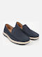 Herren Mokassins in Blau Farbe