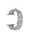 Tragbares Silberband (Realme Watch 5)