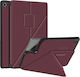 Flip Cover Dauerhafte Burgundische Samsung Galaxy Tab A8 2021