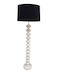 Art et Lumiere Black Floor Lamp