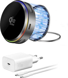 4Smarts Magsafe Charger Set With Cooling RGB Wireless Qi2 25W 4Smarts Magsafe Charger Set With Cooling RGB Wireless Qi2 25W