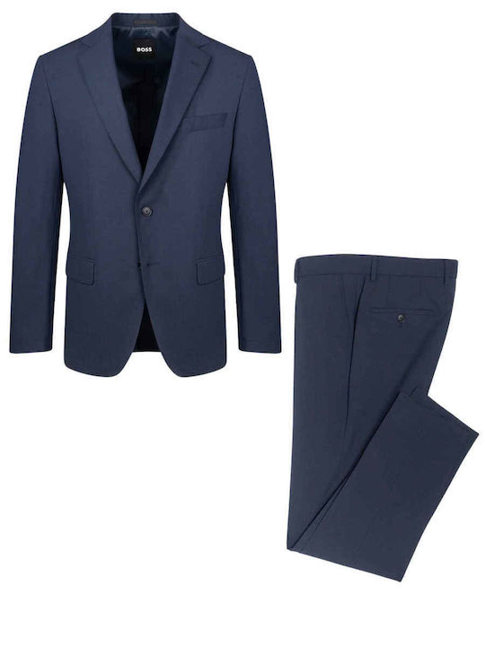 Men's Suit with Slim Fit Dark Blue