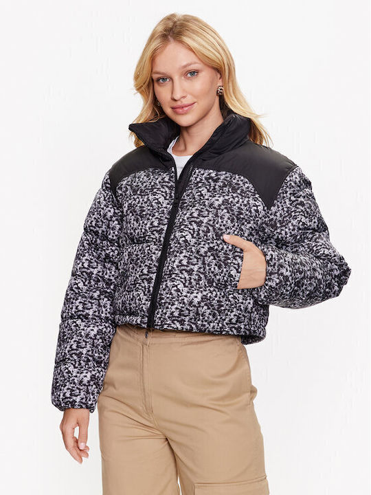 Дълго Дамско Puffer Яке Black