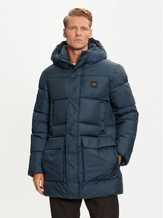 Calvin Klein Geacă Puffer Albastră