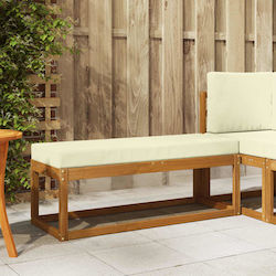 Bancă De Exterior Din Lemn Cu Perne 115x43x45cm Bancă De Exterior Din Lemn Cu Perne 115x43x45cm