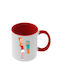 Phineas Ferb Red Mug Handle Interior