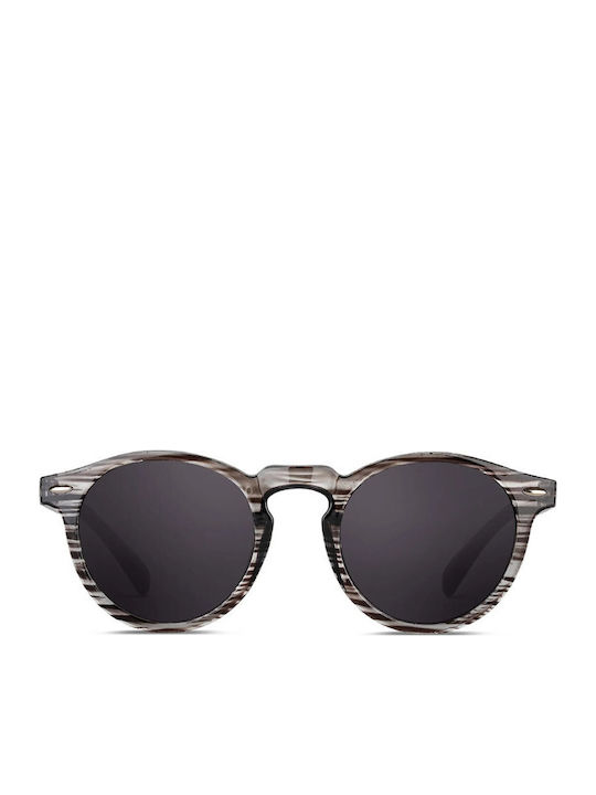 Smooder Unisex Sonnenbrillen mit Schwarz Horn umrandetem Rahmen und Schwarz Farbe Fächer DOG13