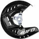 Ufo Protective Front Disc Cover Plastic Dc01014-001 Husqvarna Fc 450 15-20 Husqvarna Fc 350 15-18 Black