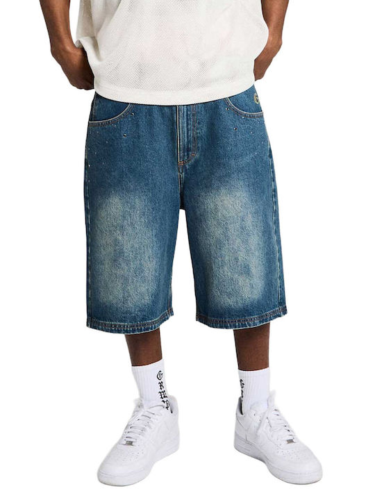 Grimey Men's Denim Blue Shorts
