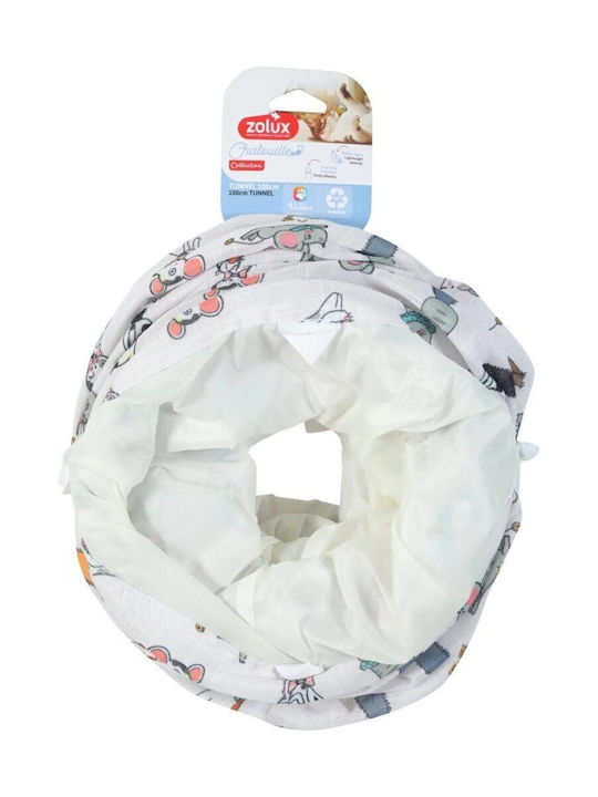 Zolux Katzenspielzeug Tickle Tunnel Mäuse Muster Für Katzen 100cm