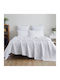 Kotonia Home Cuvertură Pat Dublu Bumbac Alb 220x240cm