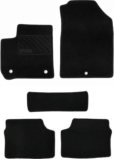Car Mats Carpet Economy Quality Black Compatible Kia Picanto Model 2026-present