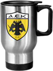 Mug Thermos Aek 450ml Silver