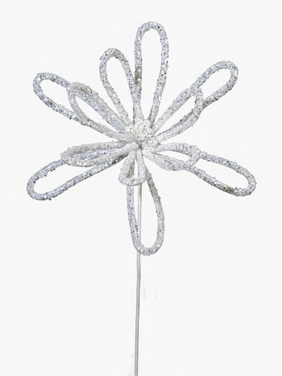 Weihnachtskranz Blume Weiß 30x50 cm