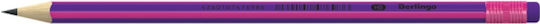 Berlingo Fuze Pencil Hb Eraser 5 Purple Colours