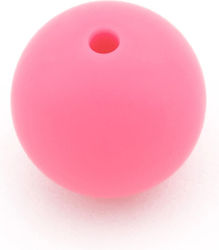 Silicone Bead Chewing 15mm Fuchsia
