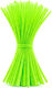 Craft Pipe Wires Light Green 30cm Set 100 Pieces Lime Green Chenille Stems