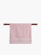 Nef-Nef Homeware Кърпа За Ръце Sylia 30x50см Розова Тегло 500гр/м²