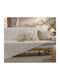 Nef-Nef Homeware Betty Three-Seater Sofa Throw 180x300cm Ecru