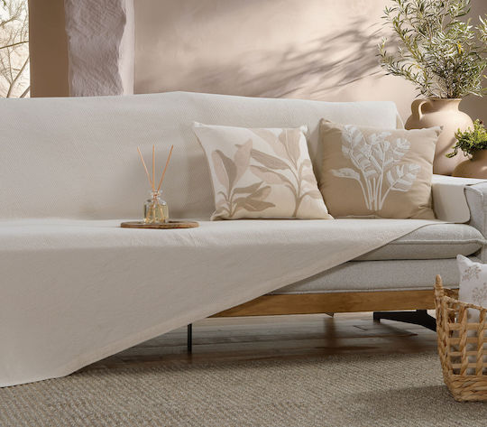 Nef-Nef Homeware Betty Cuvertură Pentru Canapea 3 Locuri P180xL300cm Ecru