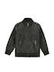 Kids Leather Coat Antracite Vintage DBP2491B2-Antracite Vintage