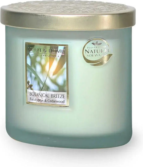 Heart & Home Aromatisches Soja-Kerze im Gefäß mit Baumwolle Parfüm 220gr