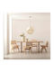 Dining & Kitchen Chairs Wooden Beige 2 Pieces 44x51x78cm