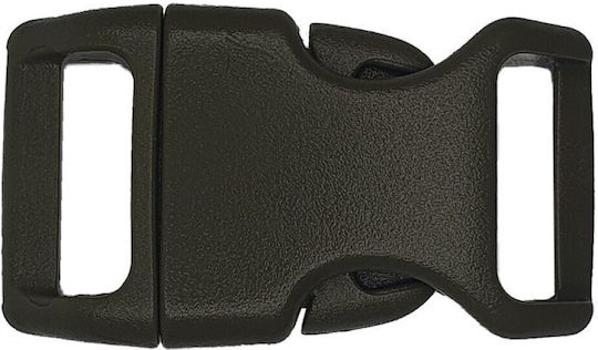 Paracord Side-release Buckles Clips 15mm 10pcs Olive Drab Green