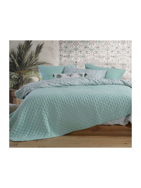 Nef-Nef Homeware Adelle Coverlet Semi-Double Microfiber Green 180x240cm