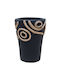 Decorative Vase Ceramic Black