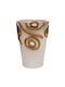 Decorative Vase Ceramic Orange