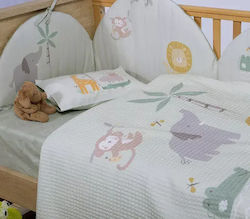 Nef-Nef Homeware Κουβέρτα Αγκαλιάς & Λίκνου Savana 80x110εκ.