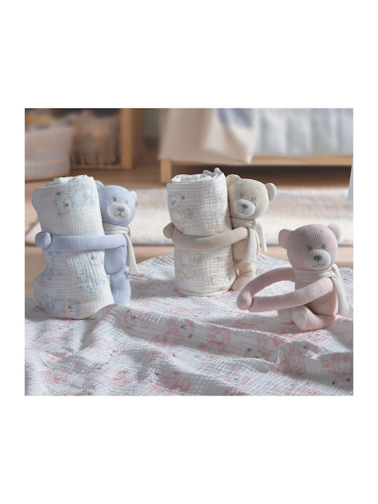 Nef-Nef Homeware Κουβέρτα Αγκαλιάς & Λίκνου Ted...