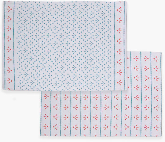Nef-Nef Homeware Ishmar Placemat Blue 48x33cm